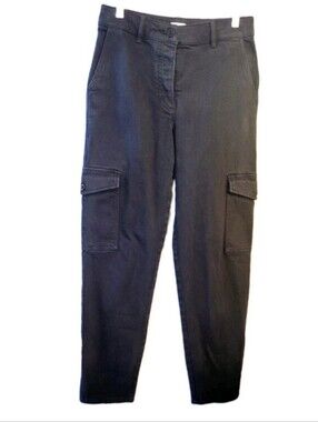 Wilfred Free Aritzia Women’s Modern Cargo Pants High Rise Utility Size 2 Black